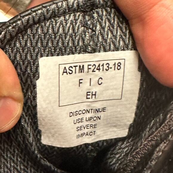 VERY GOOD Altama Wrath 8" Steel Toe Tactical Combat Boots Triple Black Leather 7 - Picture 10 of 15